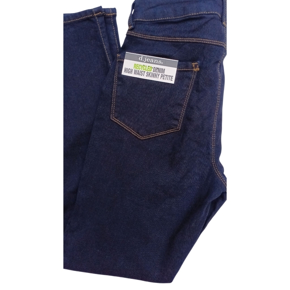 d. jeans Woman's Dark Blue Skinny Jeans - Picture 3 of 7